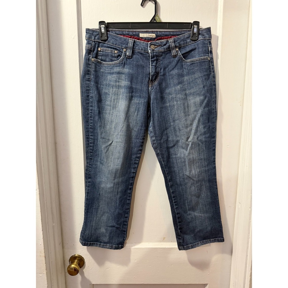 Refuge Dark Wash Cropped Jeans in 13